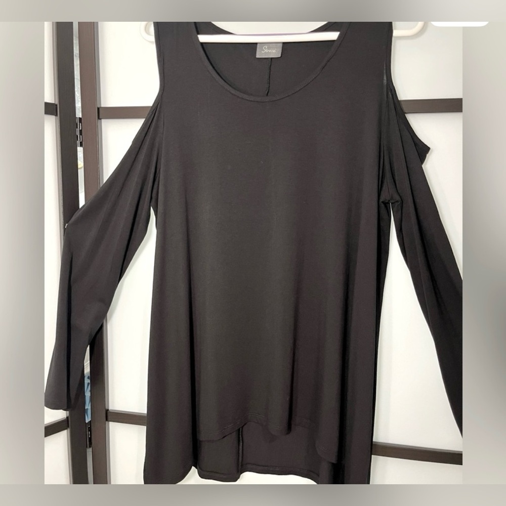 Strazzi Peakaboo Cut Out Long Sleeve Top